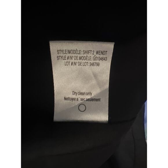 Women 4 Theory Shift 2 Wendt Black Dress Textured Sleeveless Cotton Mini - Picture 7 of 7